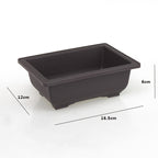 Antique Rectangular Plastic Flower Pots Succulent Small Potted Plants Can Be Equipped With Trays
