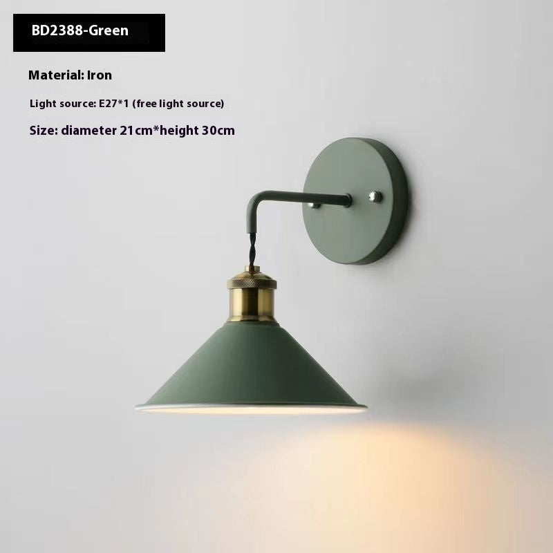 Color Macaron Lamps Corridor Aisle Simple