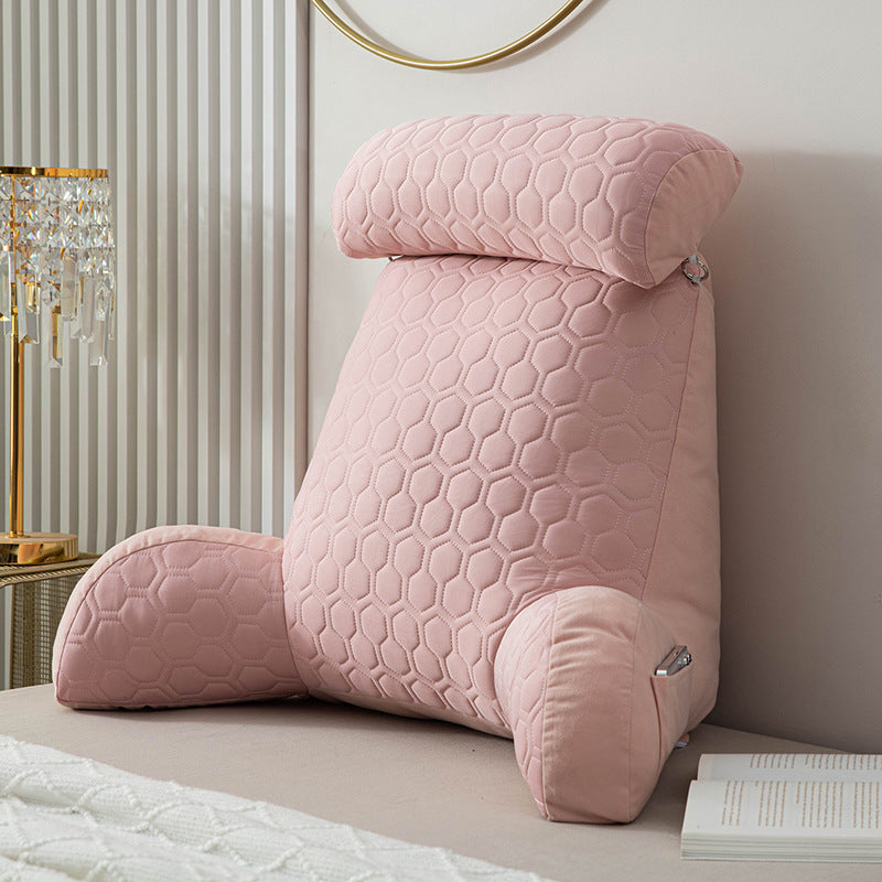 Cool Silk Armrest Cushion Lumbar Support Pillows