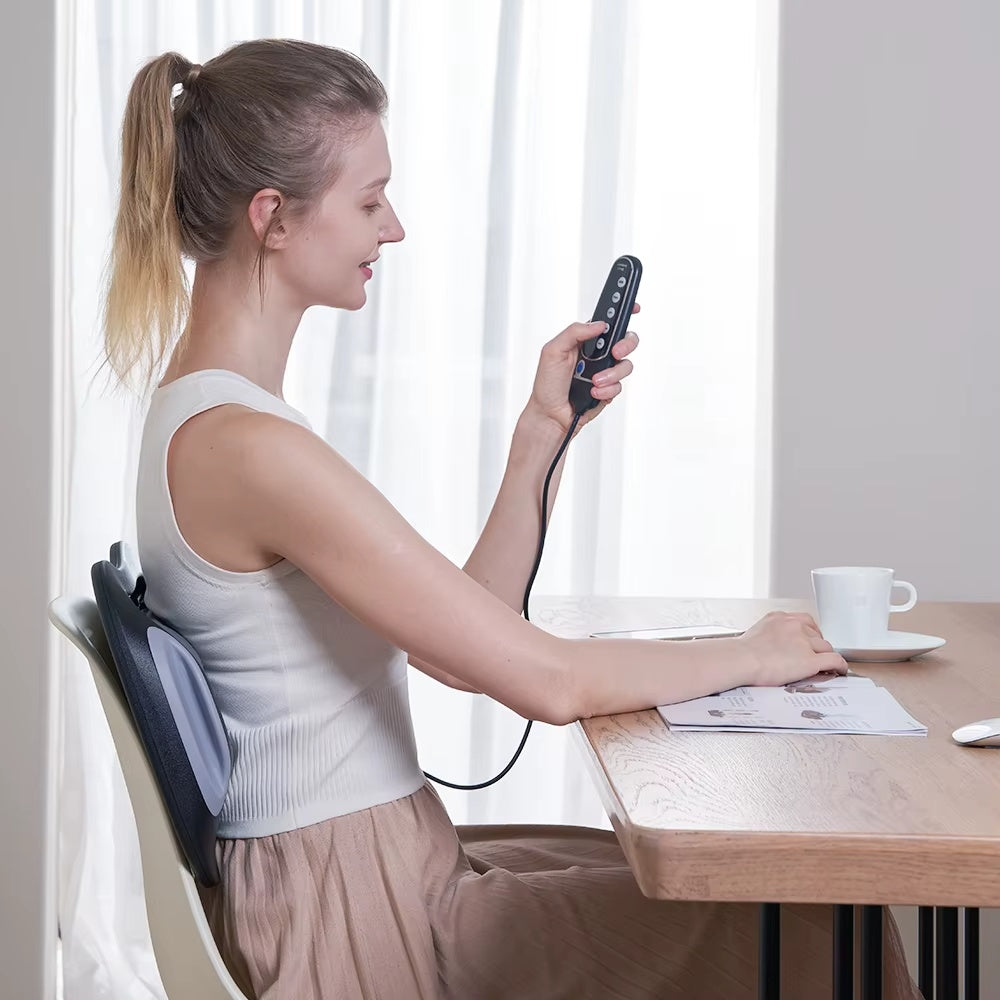 Constant Temperature Heat Therapy Multi-Frequency Vibration Stretch Simple Operation Electric Lumbar Traction Device